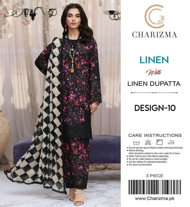 CHARIZMA LINEN WITH LINEN DUPATTA