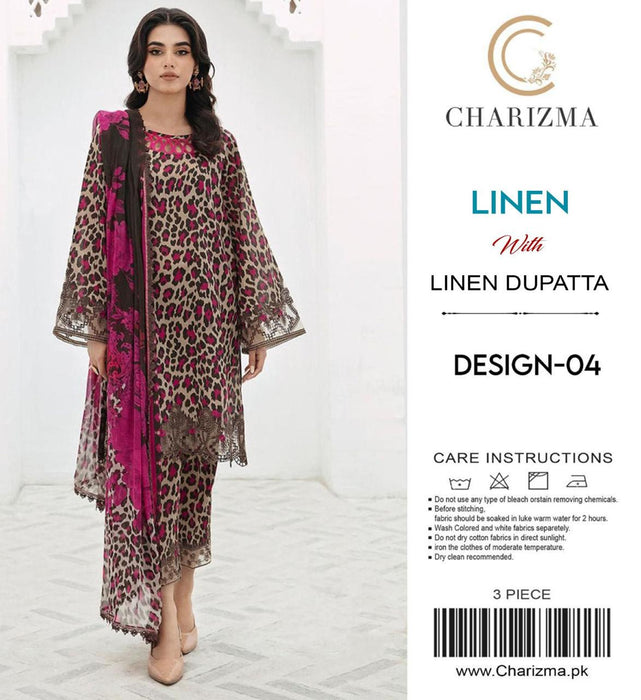 CHARIZMA LINEN WITH LINEN DUPATTA