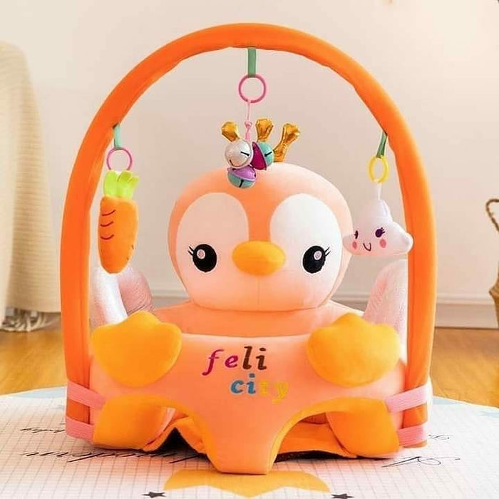 Infant Floor Seat with Rattle Toy Bar