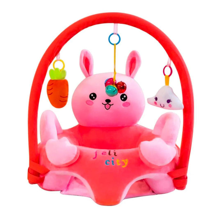 Infant Floor Seat with Rattle Toy Bar