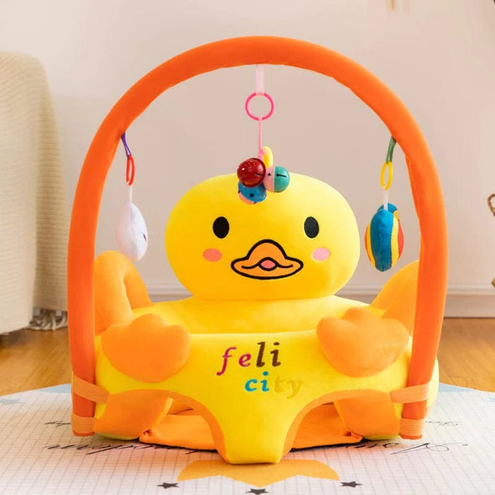 Infant Floor Seat with Rattle Toy Bar