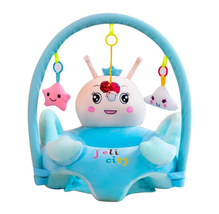 Infant Floor Seat with Rattle Toy Bar