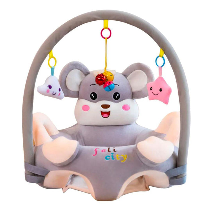 Infant Floor Seat with Rattle Toy Bar