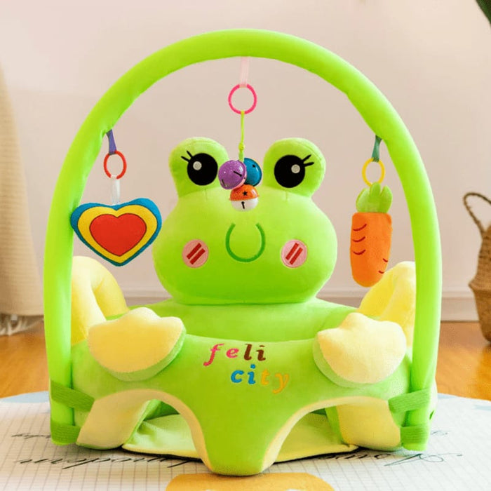 Infant Floor Seat with Rattle Toy Bar