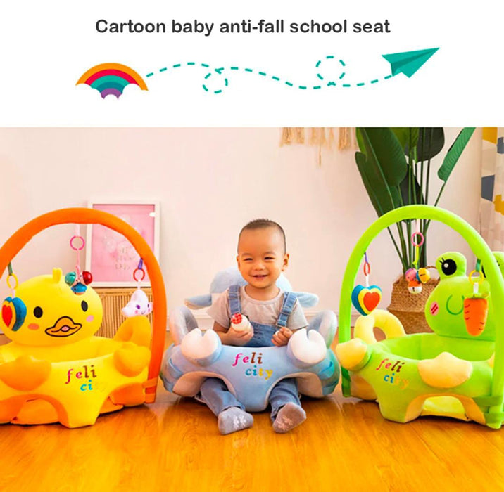 Infant Floor Seat with Rattle Toy Bar