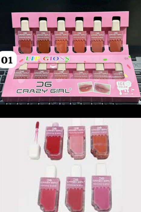 Crazy Girl Matt Lipgloss 6 pcs pack