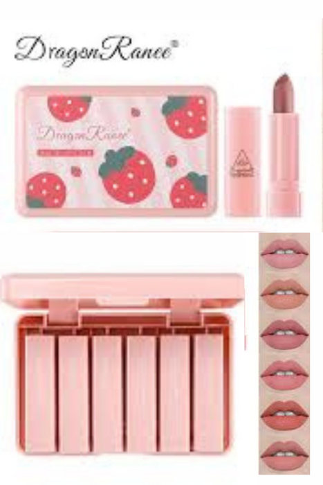 Dragon Ranee Matt Lipsticks 6 pcs