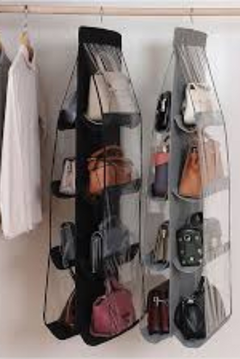 Hanging Purse Organizer (8 Compartments)