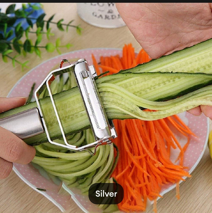 Stainless Steel Vegetable Peeler and Julienne Cutter